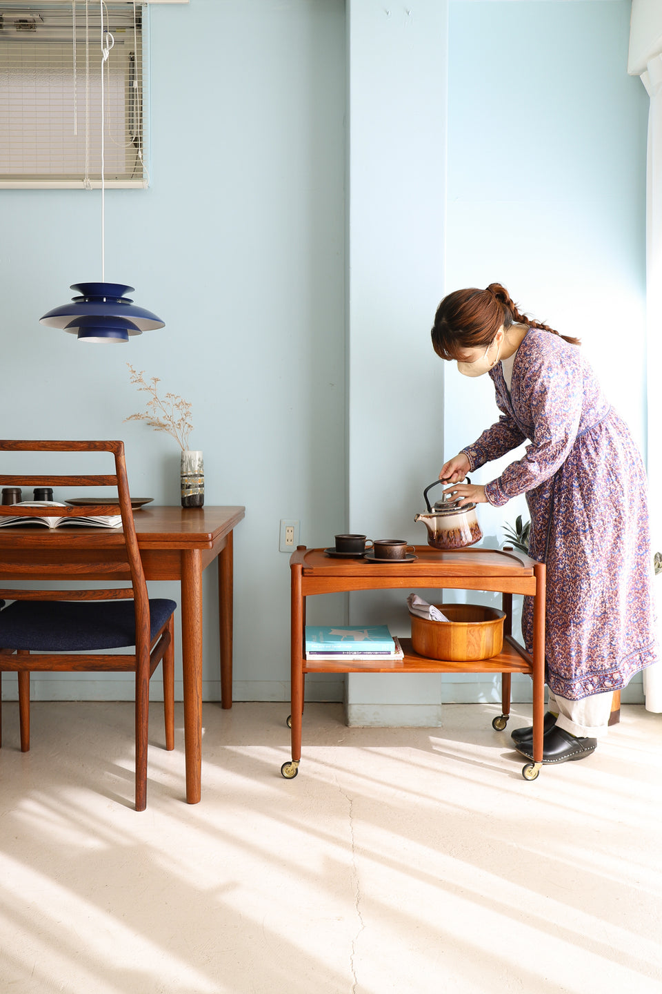 Danish Vintage Poul Hundevad Serving Trolley/デンマークヴィンテージ サービングトロリー ワゴン バーカート ポール・ハンデバッド 北欧家具