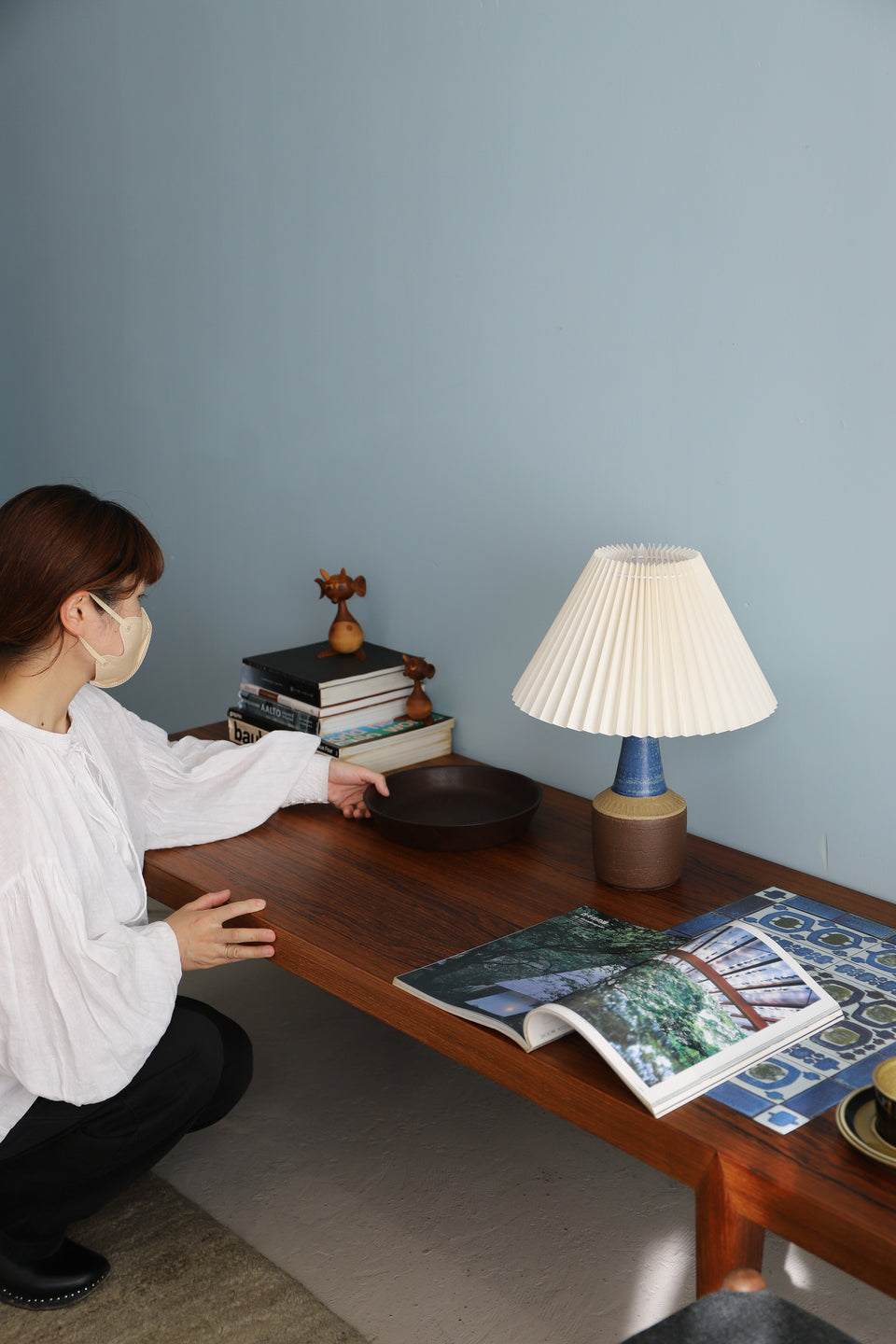 Danish Vintage Søholm Table Lamp Model 3049 Einar Johansen/デンマークヴィンテージ スーホルム テーブルランプ エイナー・ヨハンセン 間接照明 北欧インテリア