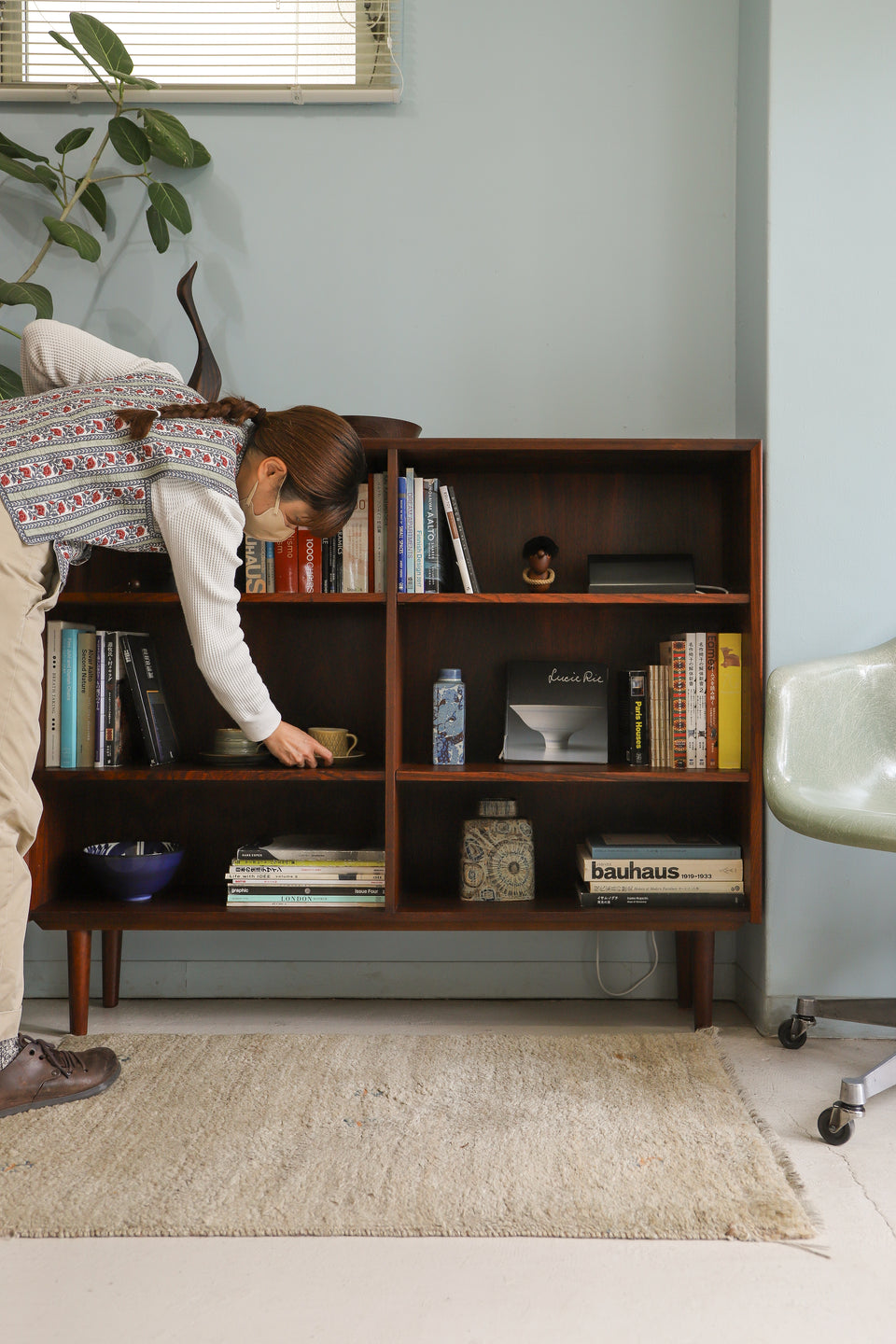Rosewood Bookcase Shelf Danish Vintage/デンマークヴィンテージ ブックケース 本棚 ローズウッド 北欧家具