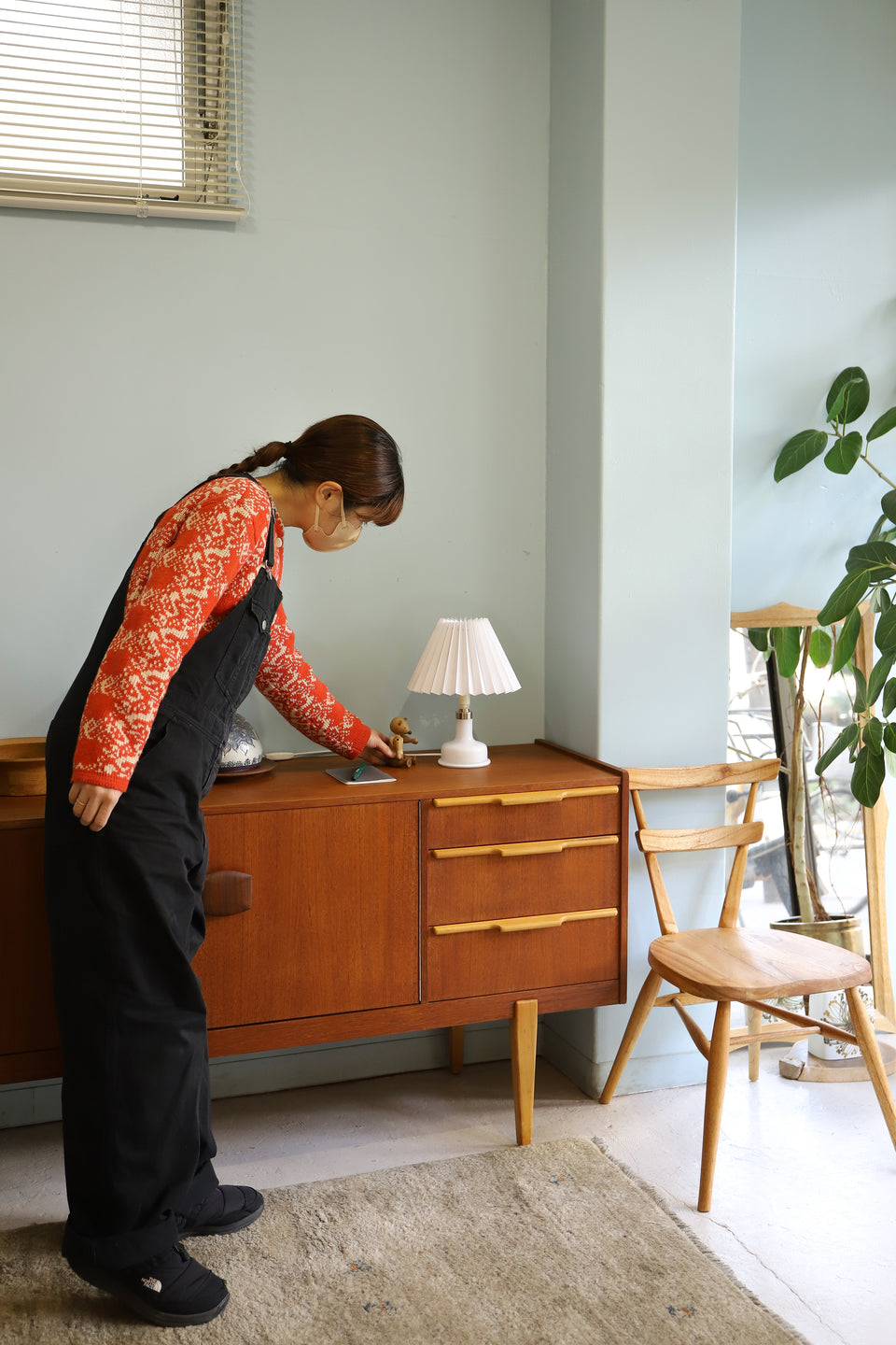 Vintage Holmegaard Table Lamp Camilla/ホルムガード テーブルランプ カミラ シセ・ヴェアナー デンマーク ヴィンテージ 北欧