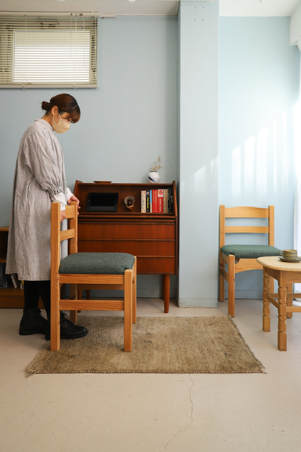 Pinewood Dining Chair Danish Vintage/デンマークヴィンテージ ダイニングチェア パイン材 椅子 北欧家具