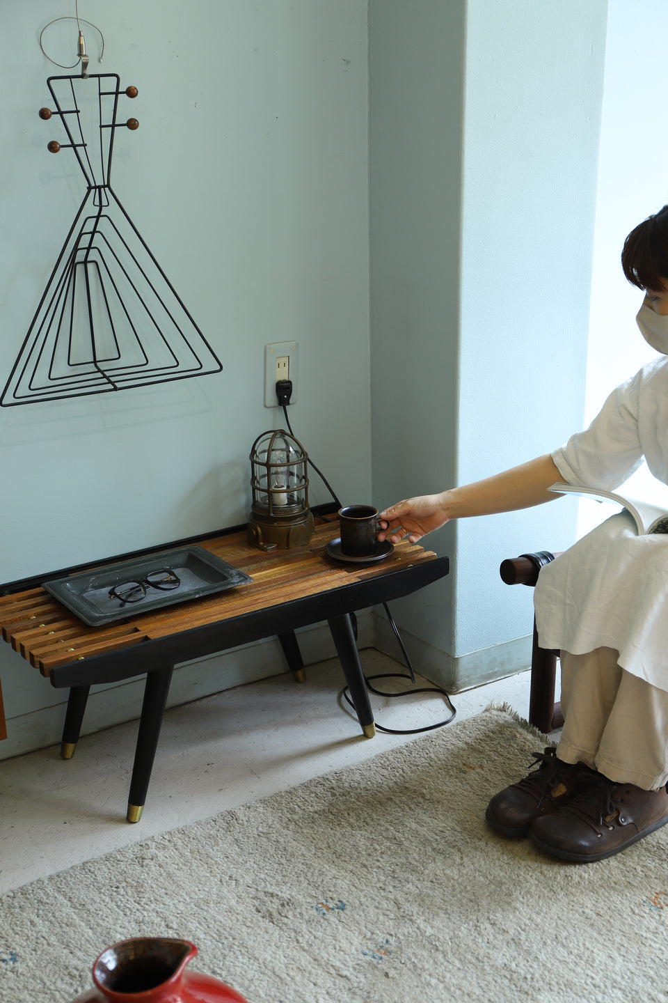 Japanese Vintage Low Table Board/ジャパンヴィンテージ ローテーブル ローボード レトロモダン