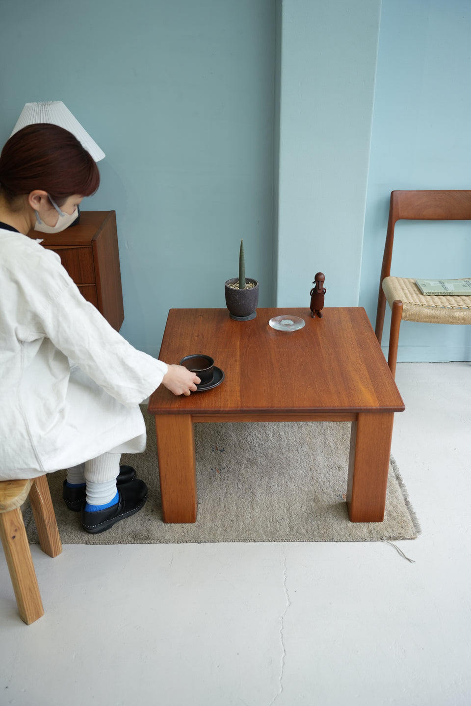 Japanese Vintage Teakwood Center Table/ジャパンヴィンテージ 浜本工芸 センターテーブル チーク材