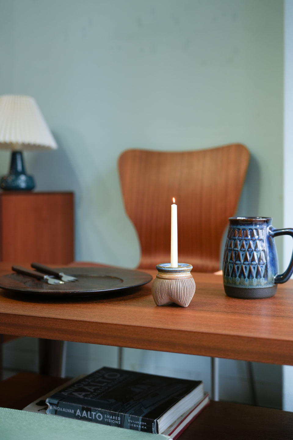 Michael Andersen&Son Candle Holder Danish Vintage/ミケルアナセン キャンドルホルダー デンマークヴィンテージ
