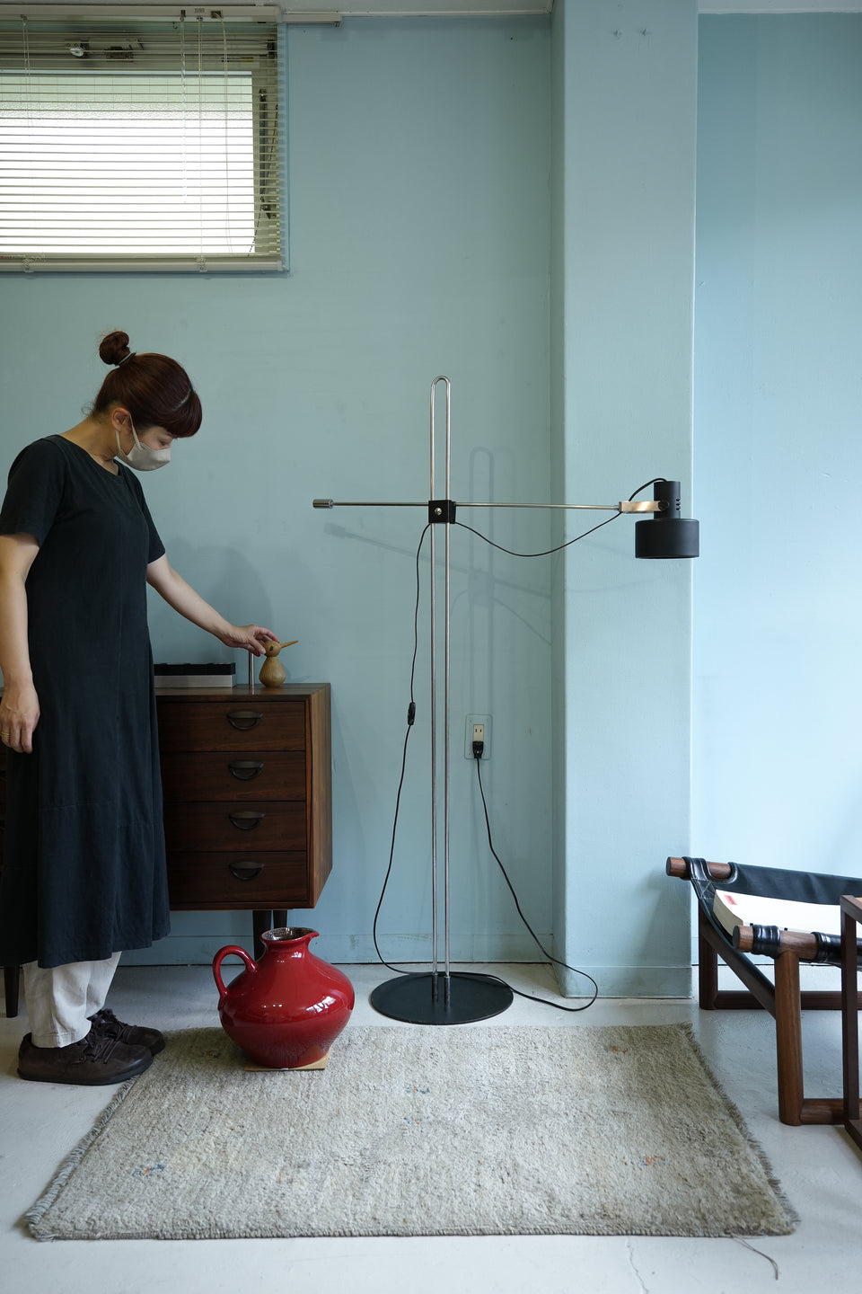 Midcentury Vintage Floor Stand Light/ミッドセンチュリーヴィンテージ フロアスタンドライト 間接照明