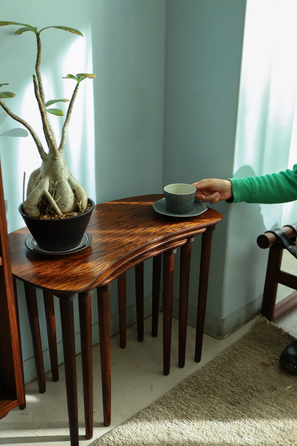Rosewood Nesting Table Danish Vintage/デンマークヴィンテージ ネストテーブル ローズウッド 北欧家具
