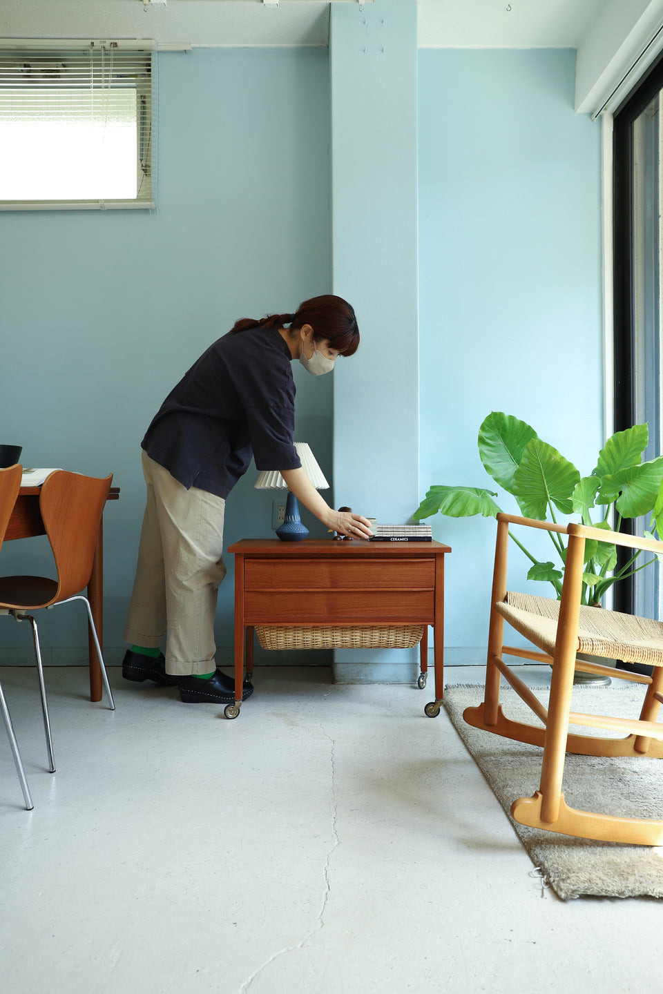 Sewing Wagon Table Danish Vintage/デンマークヴィンテージ ソーイングワゴン サイドテーブル 北欧家具
