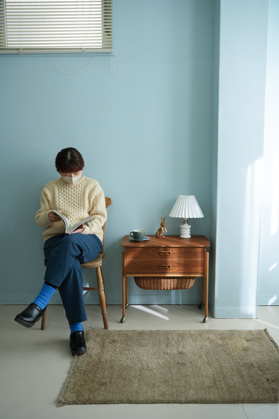 Sewing Wagon Side Table Danish Vintage/デンマークヴィンテージ ソーイングワゴン サイドテーブル 北欧家具