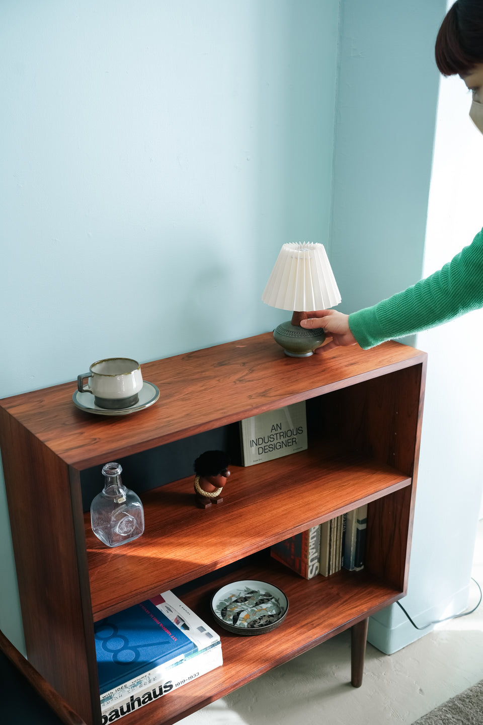 Small Bookcase Rosewood Danish Vintage/デンマークヴィンテージ スモールブックケース 本棚 ローズウッド 北欧家具