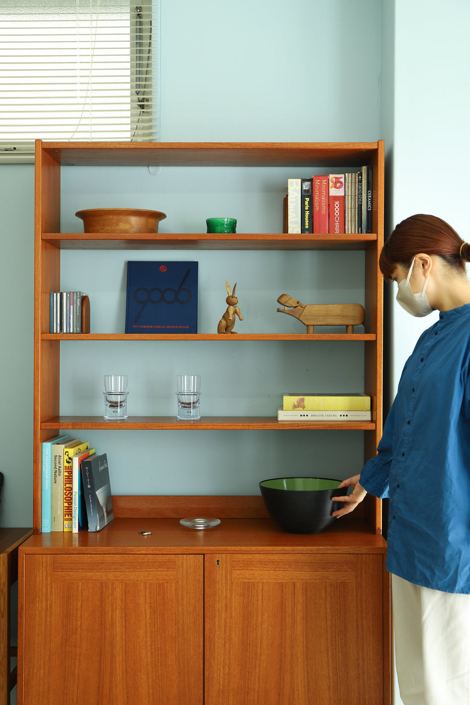 Swedish Vintage Bookcase Open Shelf Cabinet/スウェーデンヴィンテージ ブックケース オープンシェルフ キャビネット 北欧家具