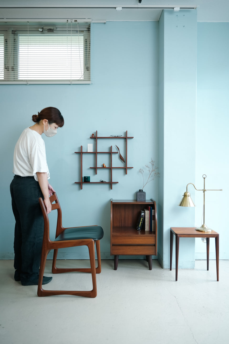 Swedish Vintage Teak Wall Shelf/スウェーデンヴィンテージ ウォールシェルフ チーク材