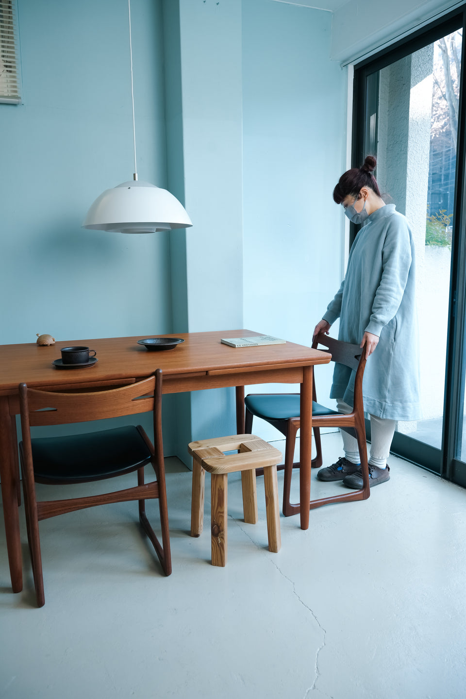 Teak Extension Dining Table Danish Vintage/デンマークヴィンテージ エクステンションダイニングテーブル チーク材 北欧家具