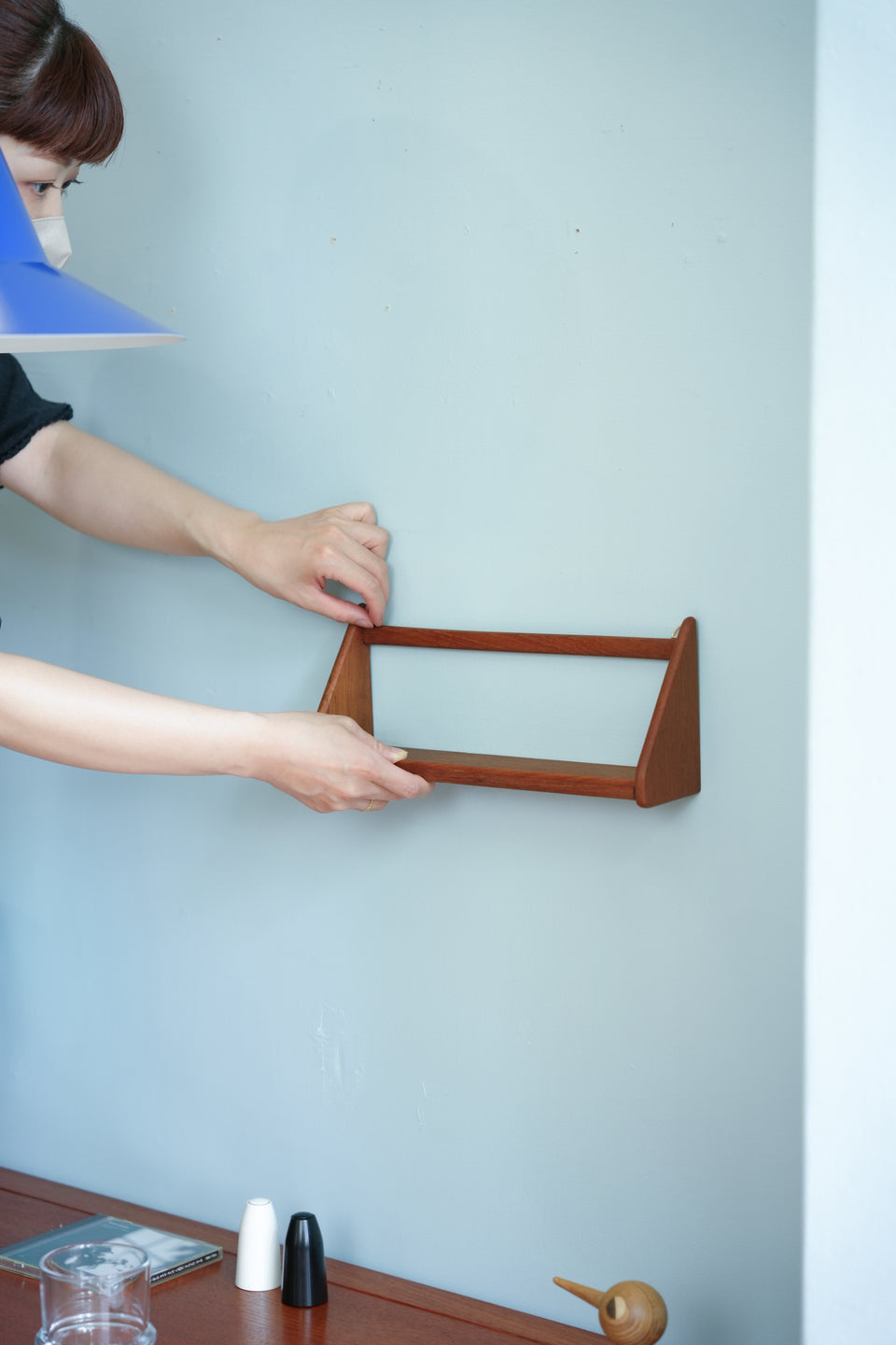 Teak Wall Rack Danish Vintage/デンマークヴィンテージ ウォールラック チーク材