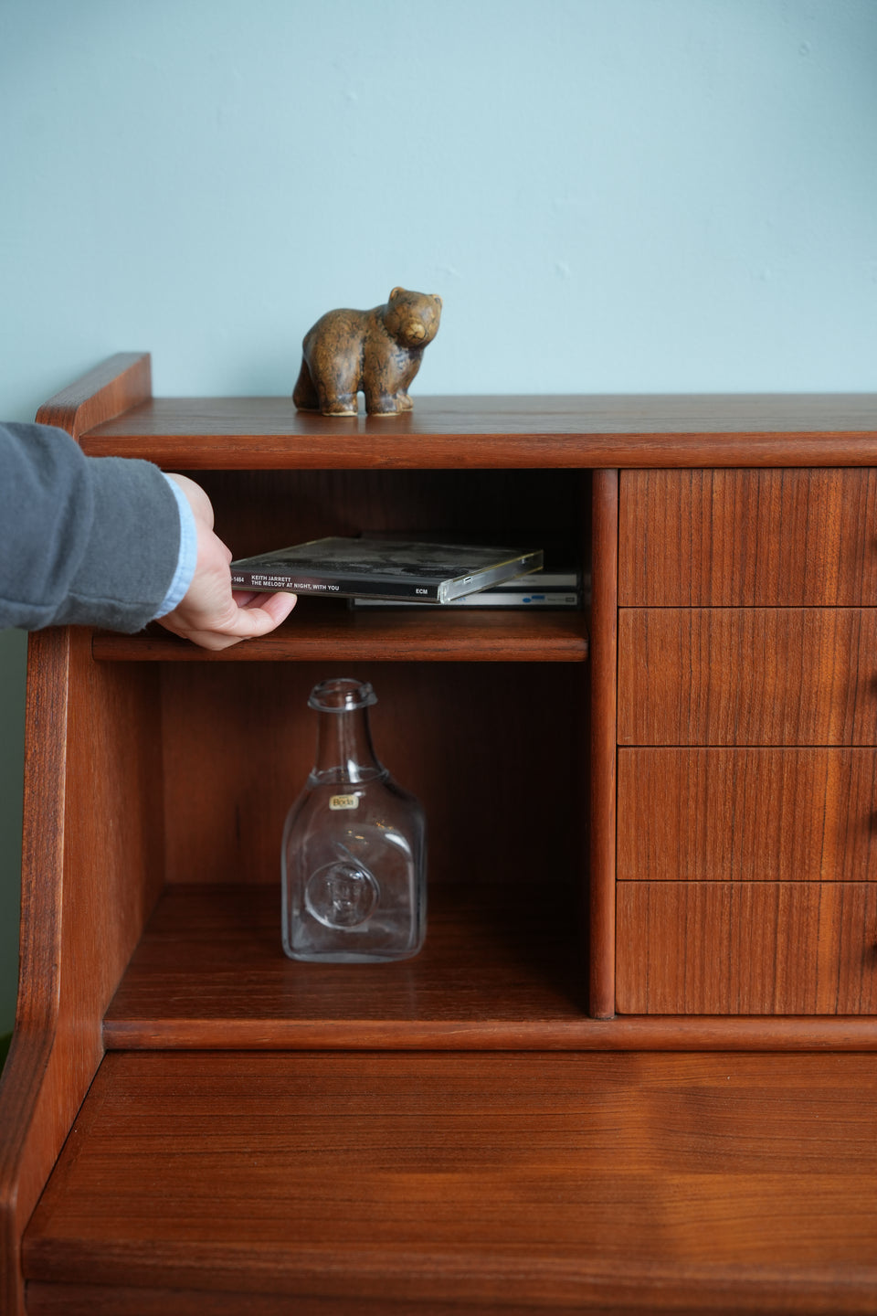 Teak Writing Bureau Danish Vintage/デンマークヴィンテージ ライティングビューロー チーク材 北欧家具