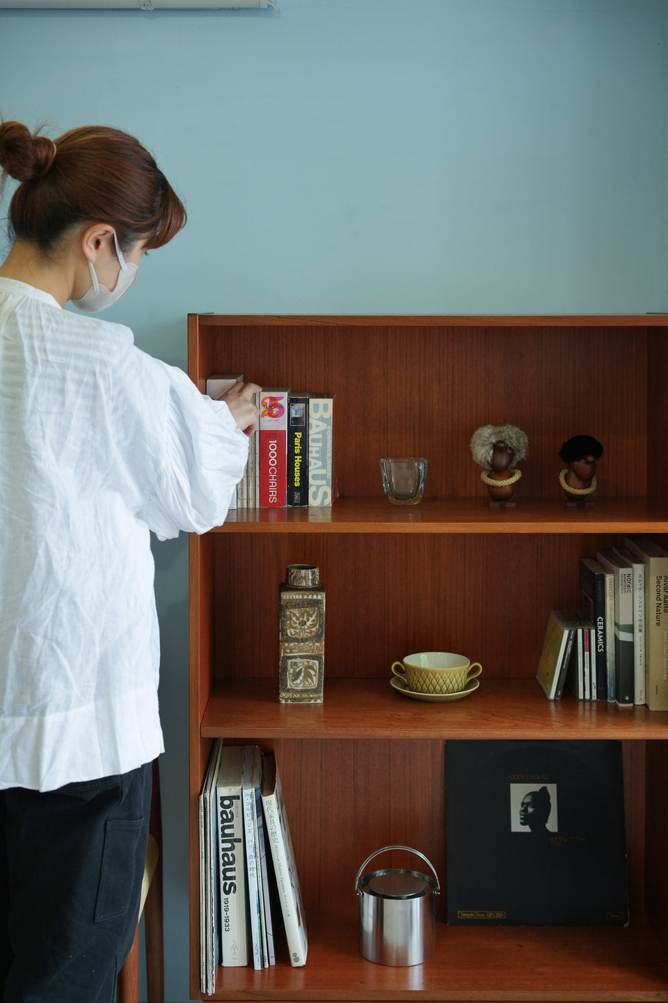 Teakwood Bookcase Shelf Danish Vintage/デンマークヴィンテージ ブックケース シェルフ チーク材 北欧家具