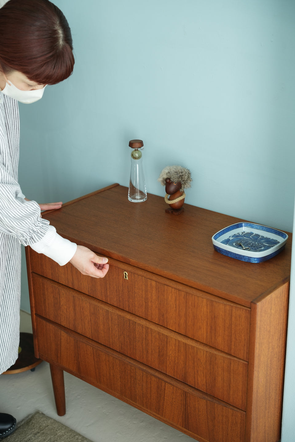 Teakwood 3drawer Chest Danish Vintage/デンマークヴィンテージ チェスト 3段 チーク材 北欧家具