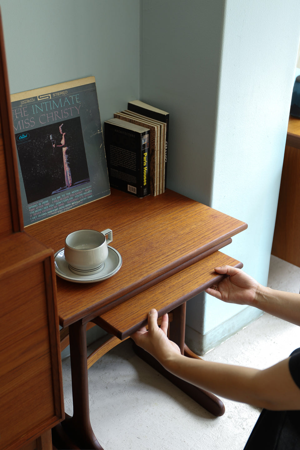 UK Vintage G-PLAN Fresco Nesting Table/イギリスヴィンテージ ジープラン ネストテーブル フレスコ サイドテーブル