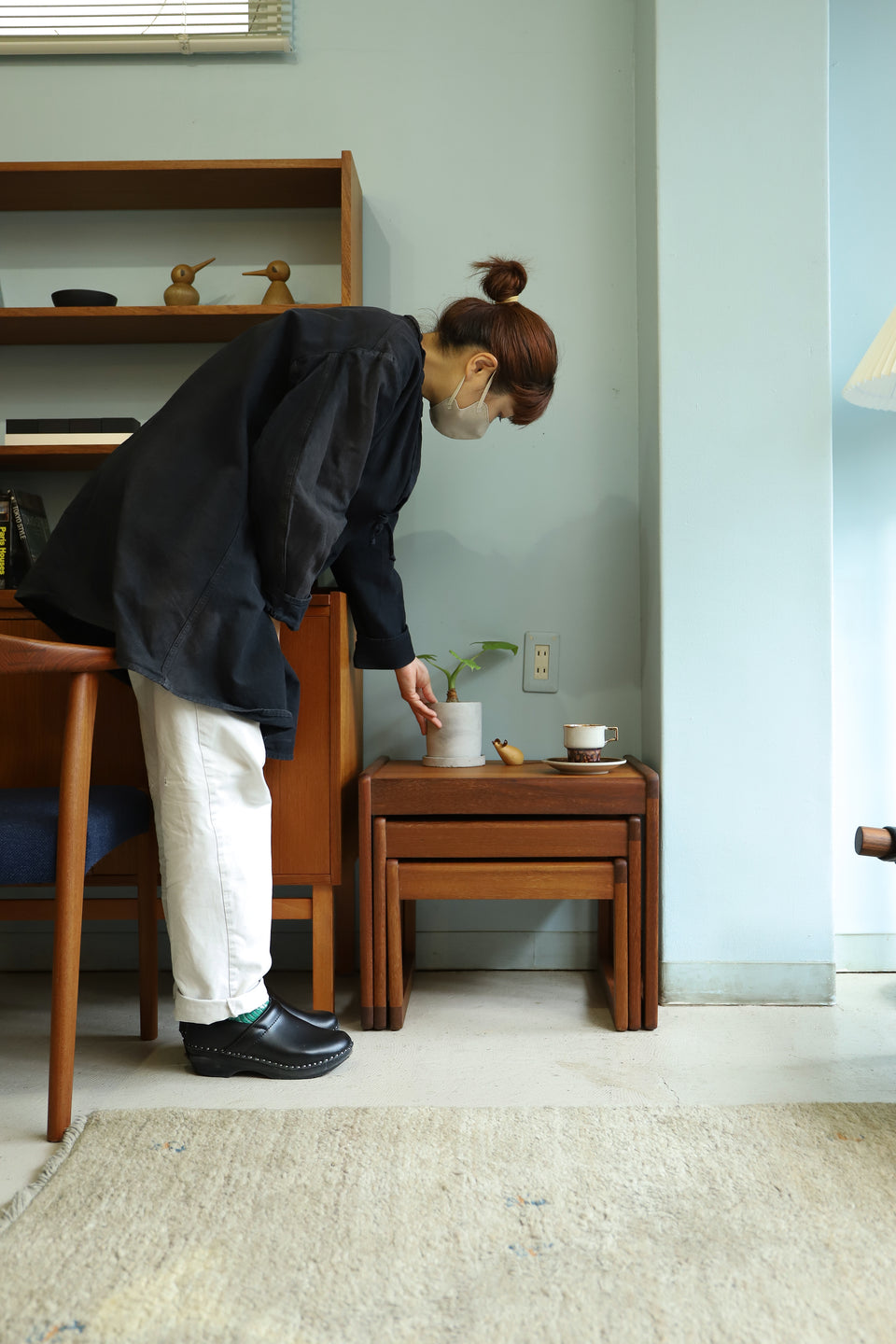 UK Vintage Sunelm Products Nesting Table/イギリスヴィンテージ ネストテーブル サイドテーブル チーク材