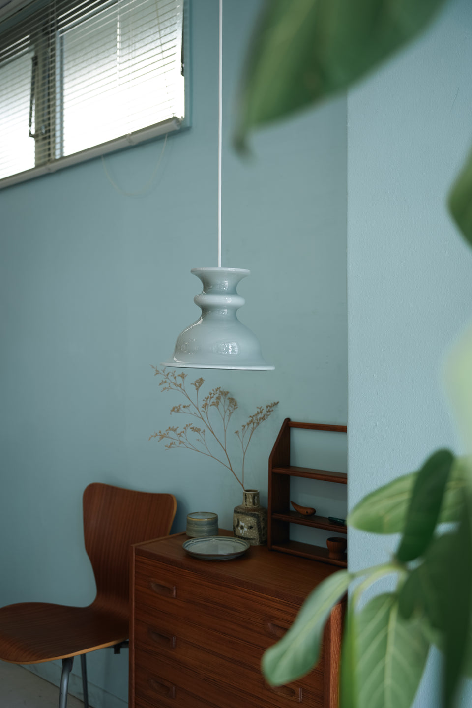 Vintage Holmegaard Pendant Light Tivoli Gray/ホルムガード ペンダントライト チボリ グレー 北欧ヴィンテージ