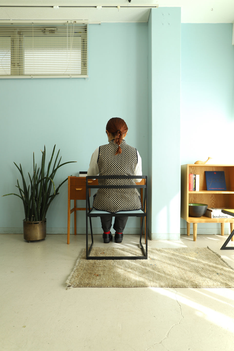Vintage Iron Chair Postmodern Design/ヴィンテージ アイアンチェア ポストモダンデザイン