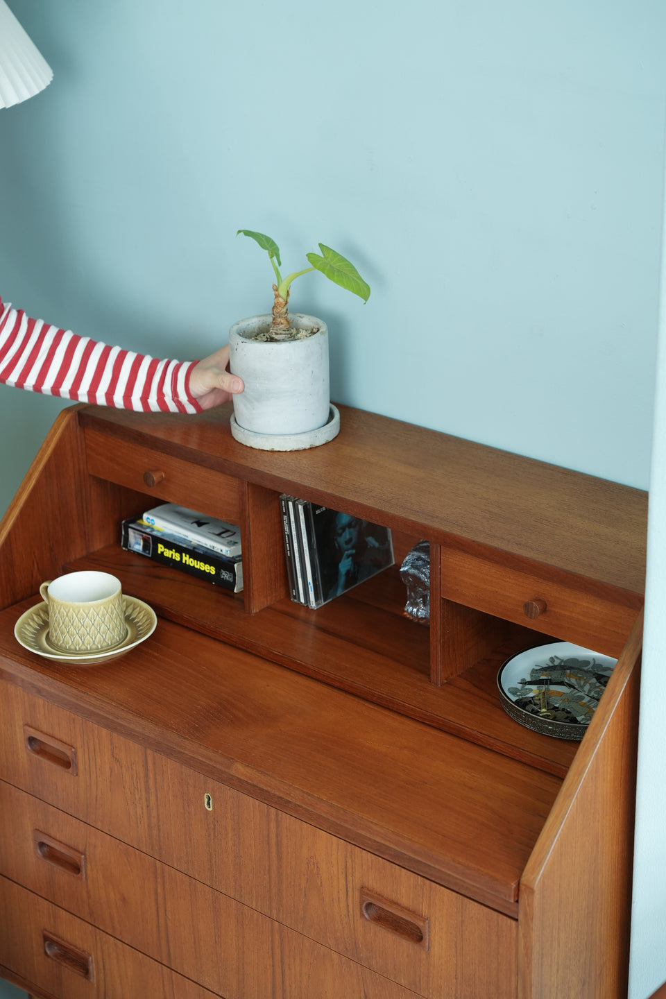 Writing Bureau Dresser Danish Vintage/デンマークヴィンテージ ライティングビューロー ドレッサー ミラー付き 北欧家具