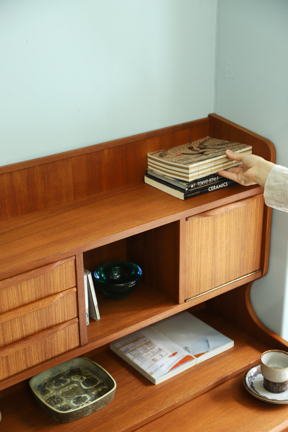 Writing Bureau with Mirror Danish Vintage/デンマークヴィンテージ ライティングビューロー ミラー付き ドレッサー 北欧家具
