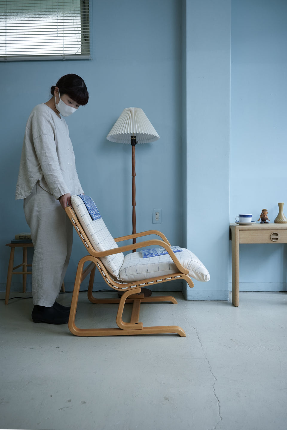 Scandinavian Vintage Beech Plywood Easy Chair/北欧ヴィンテージ イージーチェア ビーチ材 プライウッド