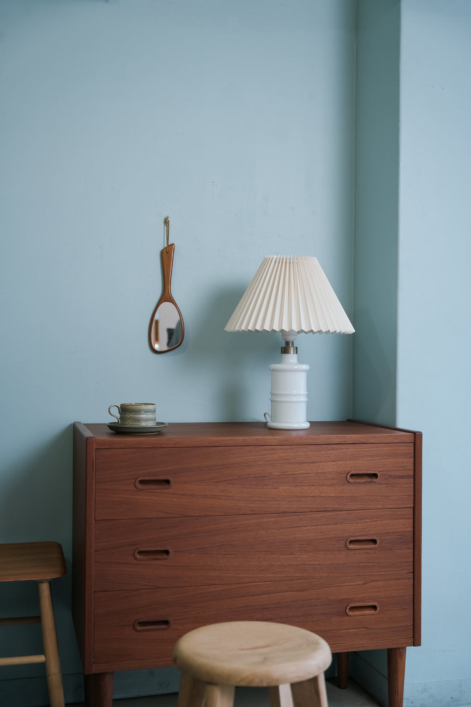 Swedish Vintage Teak Hand Mirror/スウェーデンヴィンテージ ハンドミラー チーク材