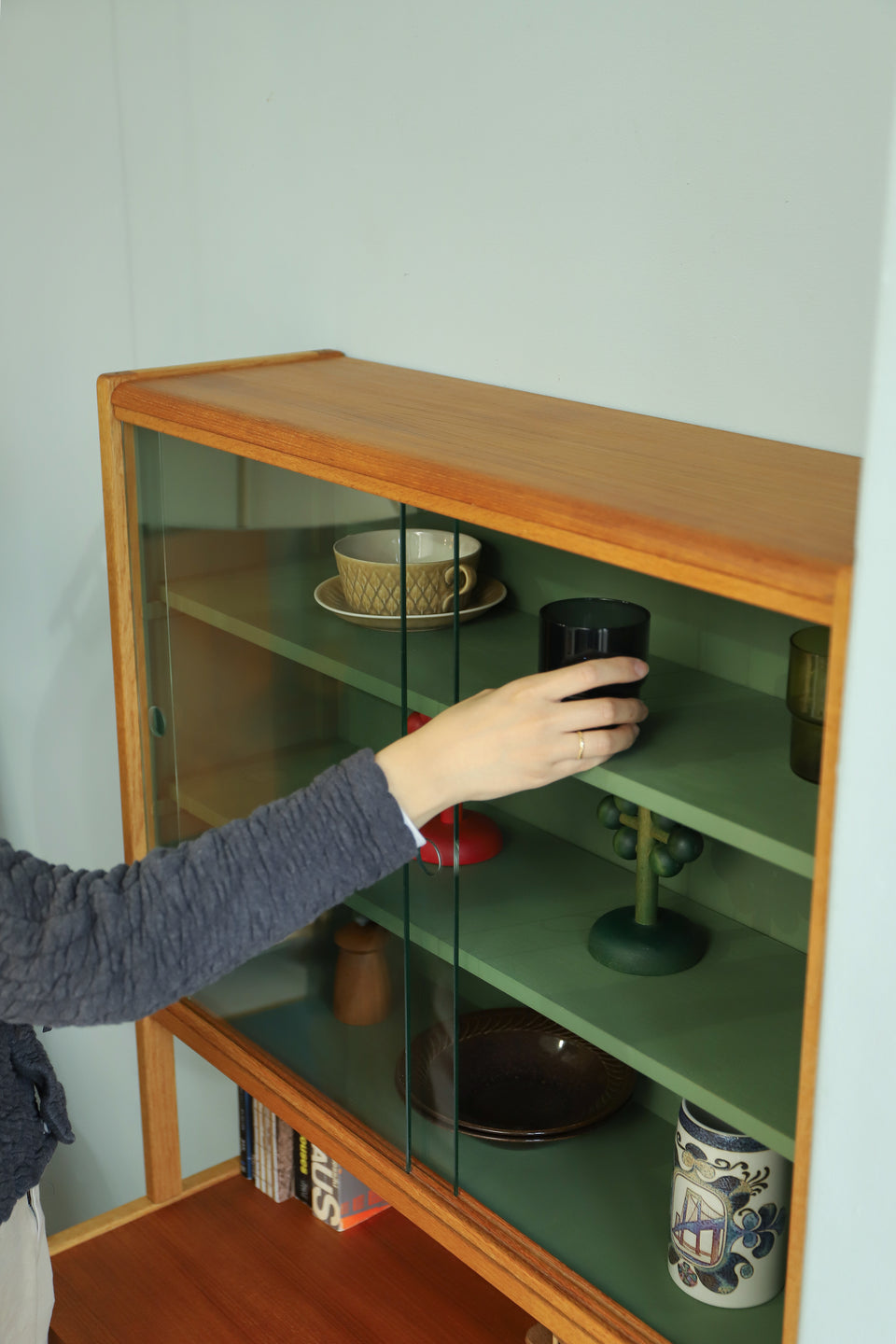 Bodafors Glass Cabinet Shelf Swedish Vintage/スウェーデンヴィンテージ ボダフォース ガラスキャビネット シェルフ 北欧家具