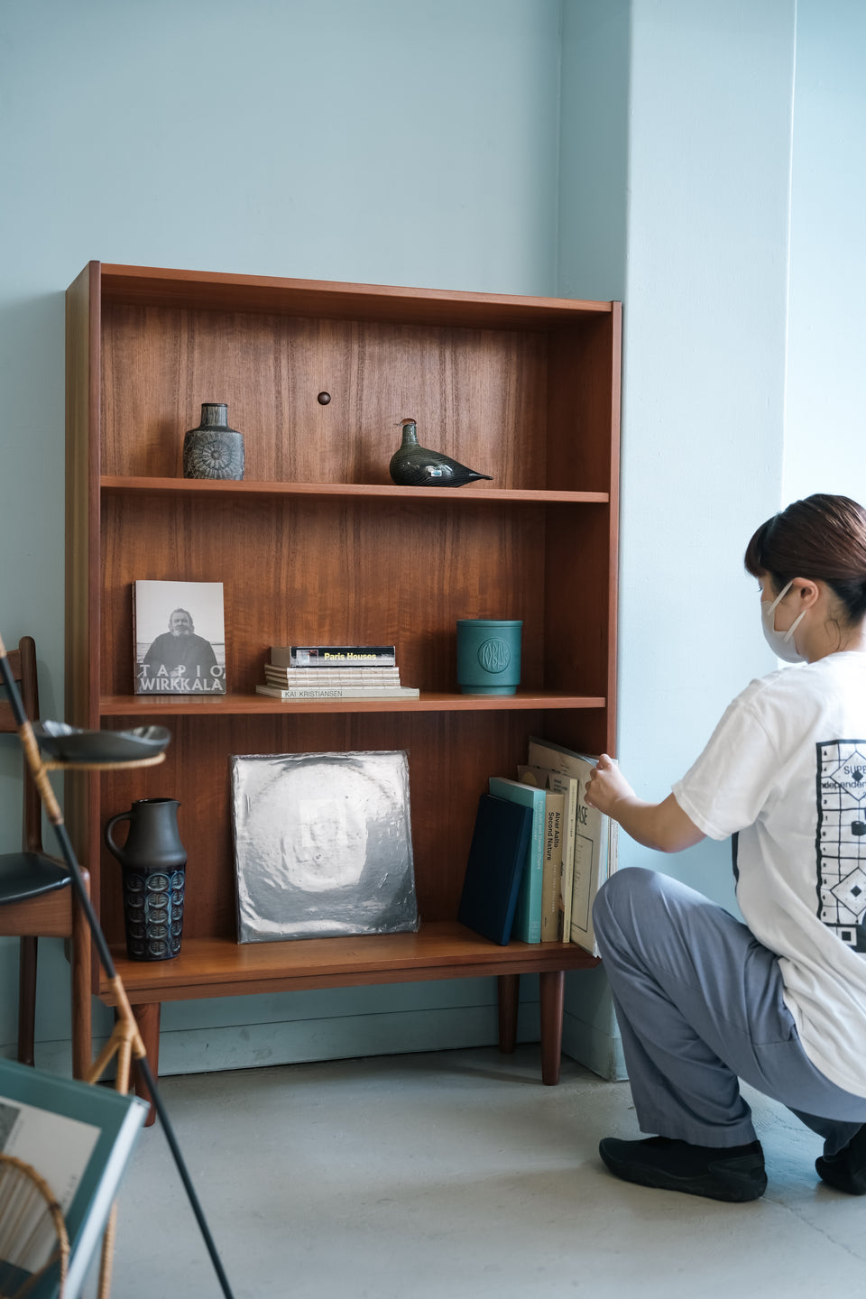 Bookcase Shelf Teak Danish Vintage/デンマークヴィンテージ ブックケース シェルフ チーク材