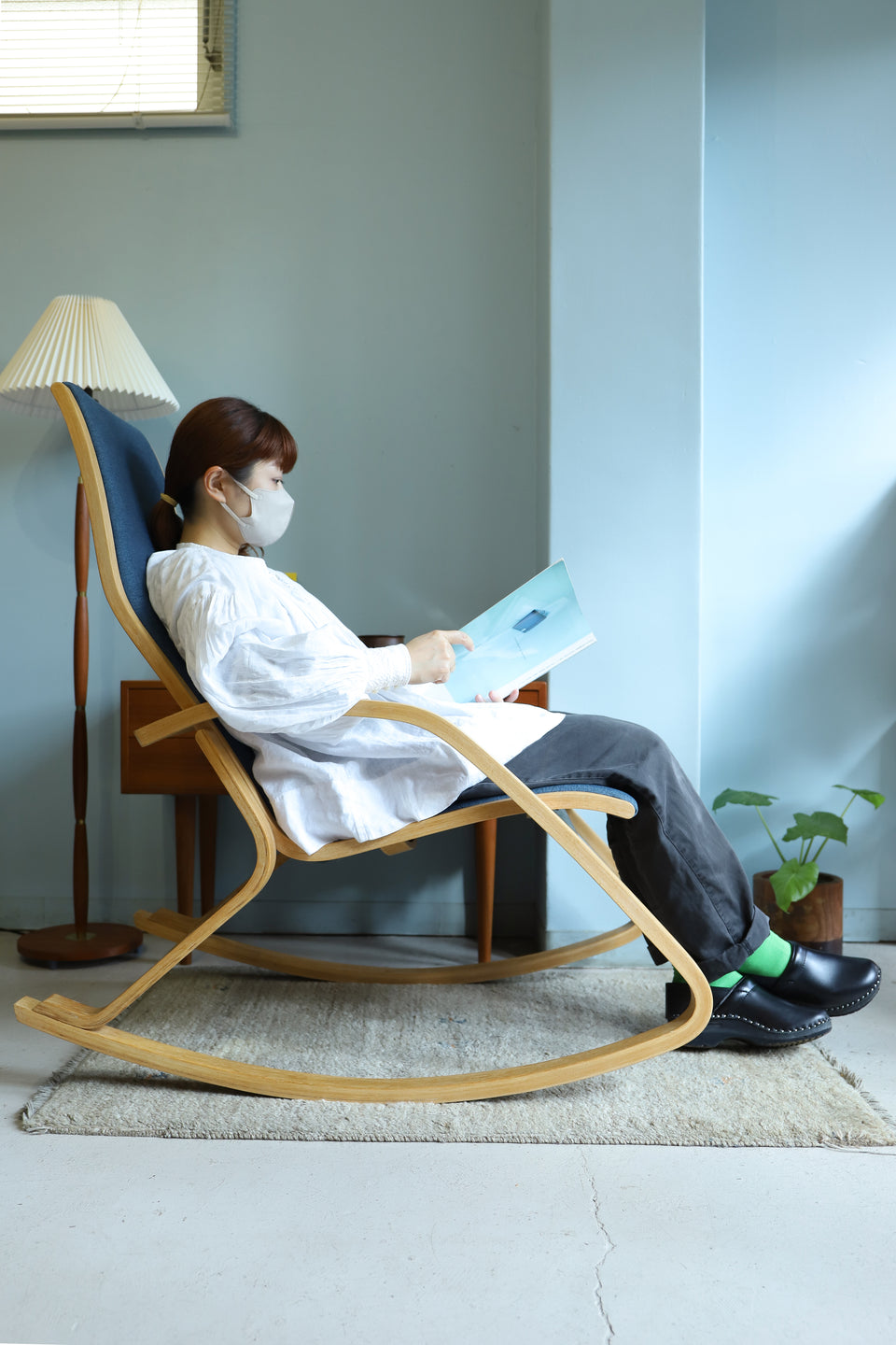 Czech Vintage Ludvik Volak Rocking Chair Drevopodnik Holesov/チェコヴィンテージ ロッキングチェア ルドヴィク・ヴォラック 北欧家具