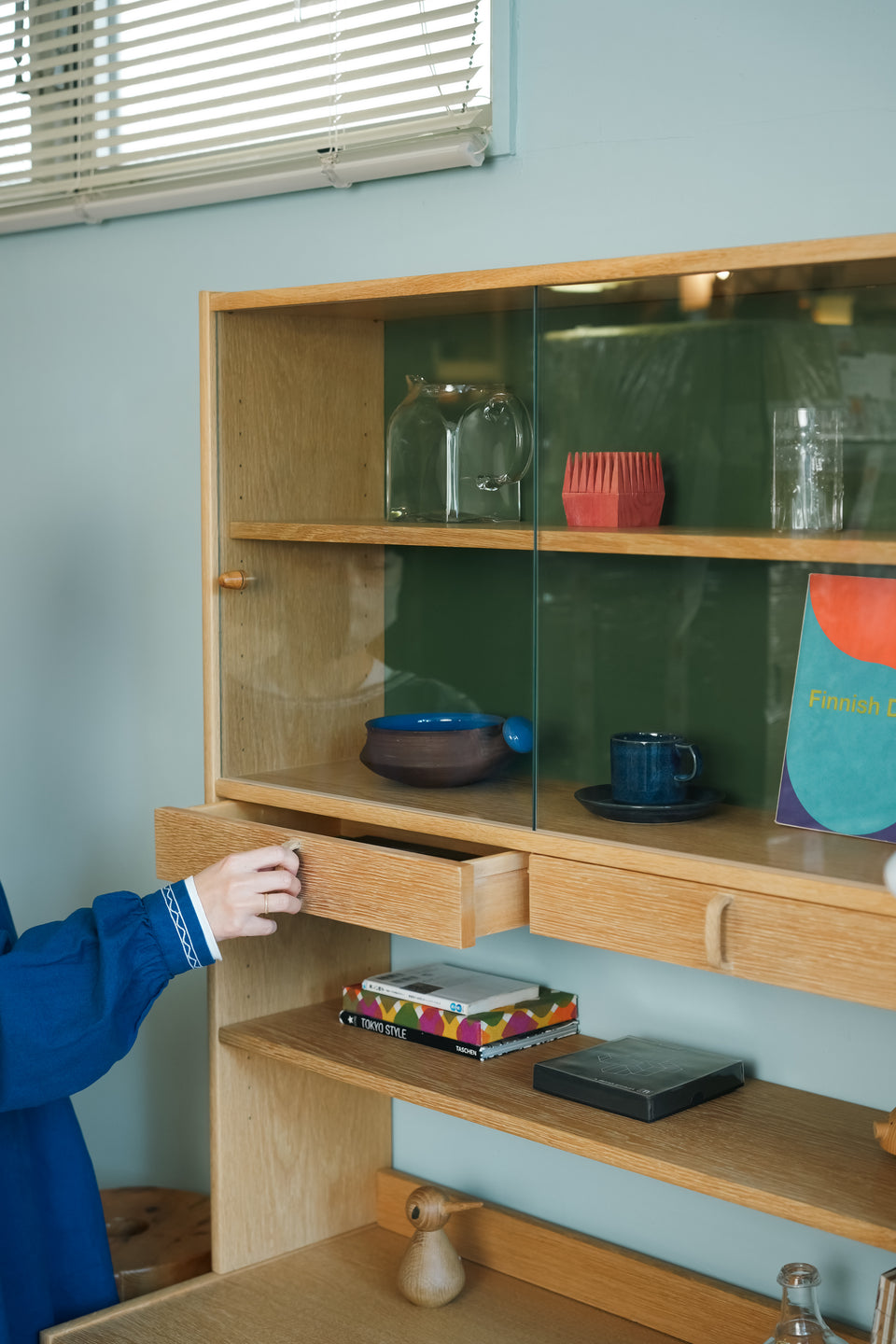 Bodafors Glass Cabinet Shelf Swedish Vintage/スウェーデンヴィンテージ ボダフォース ガラスキャビネット シェルフ 北欧家具