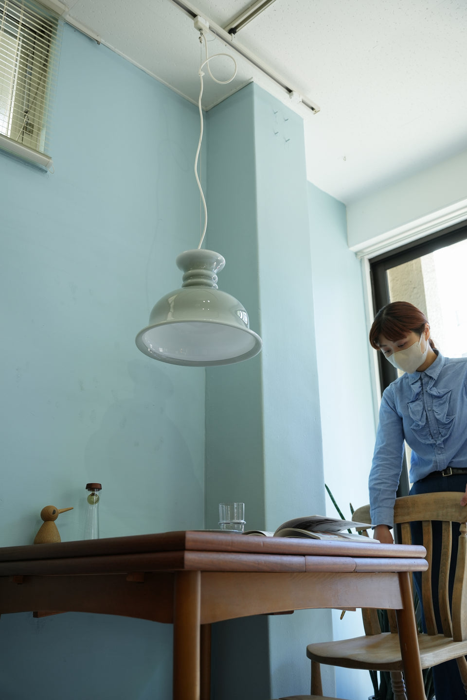 Holmegaard “Kro” Gray large Pendant Light Sidse Werner/ホルムガード 照明 ペンダントライト シセ・ヴェアナー デンマークヴィンテージ