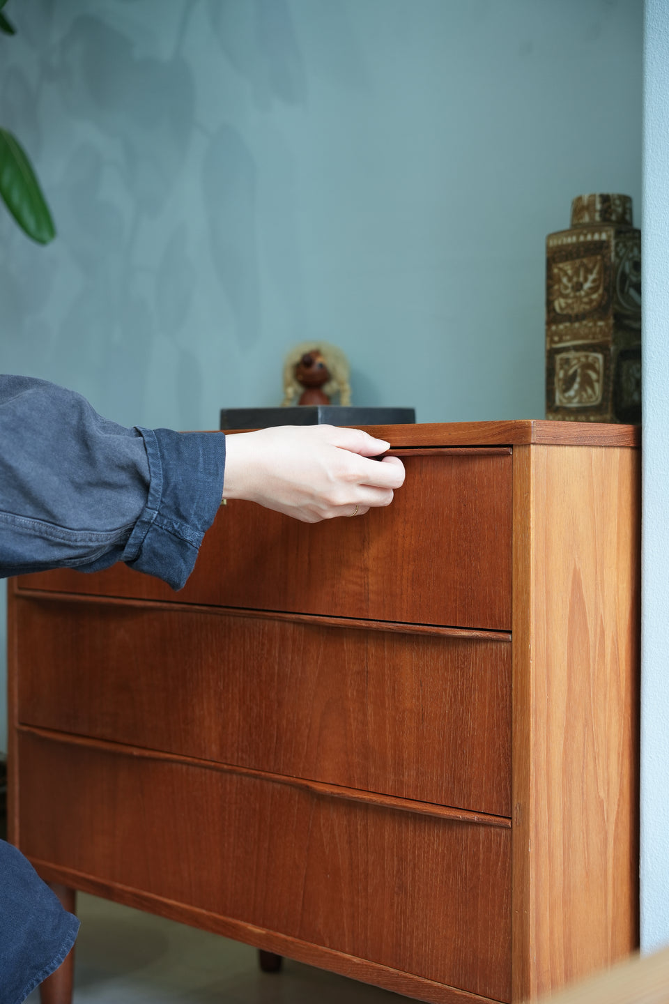 Danish Vintage 3drawer Chest/デンマークヴィンテージ 3段チェスト 収納 北欧家具