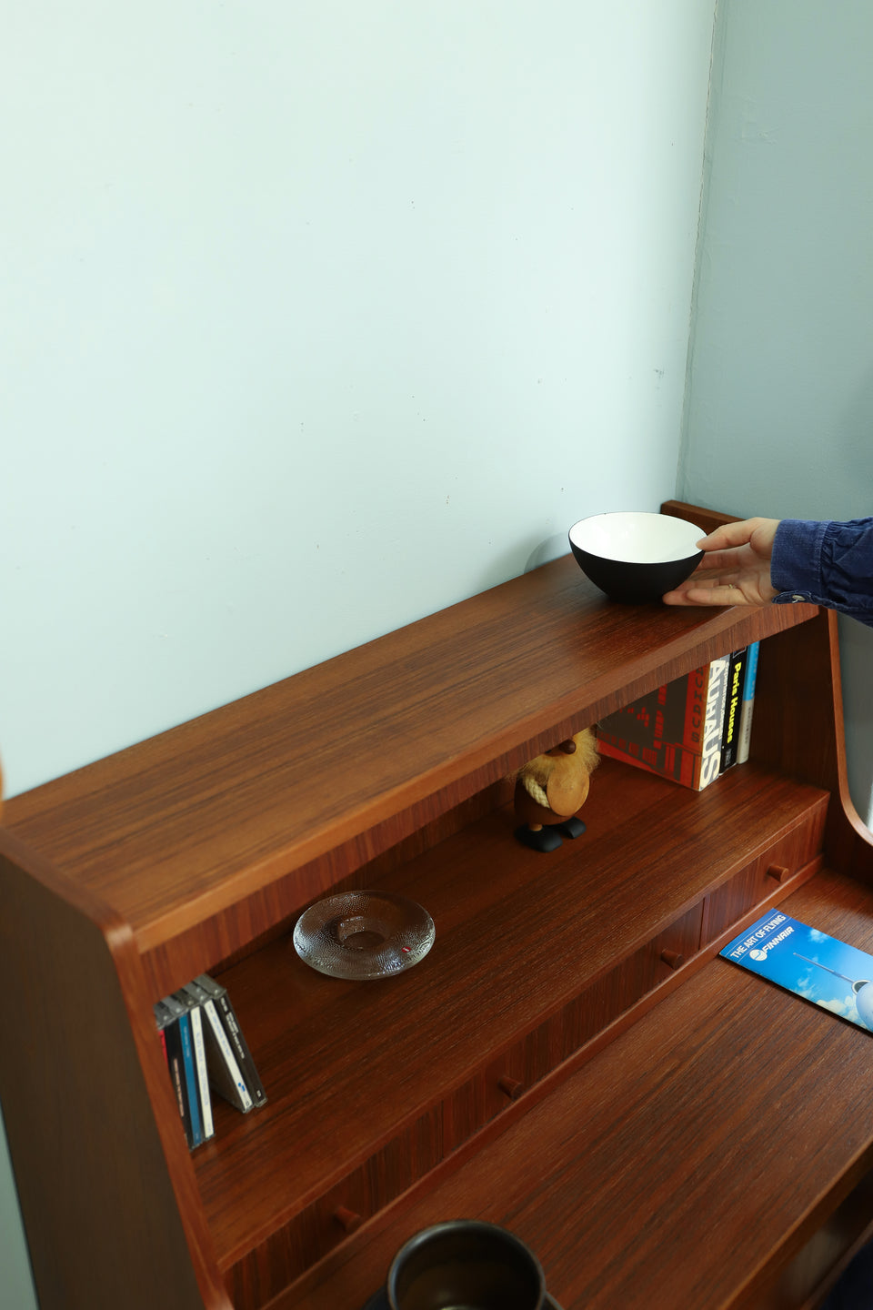 Danish Vintage Writing Bureau Dresser/デンマークヴィンテージ ライティングビューロー ミラー付き ドレッサー 北欧家具