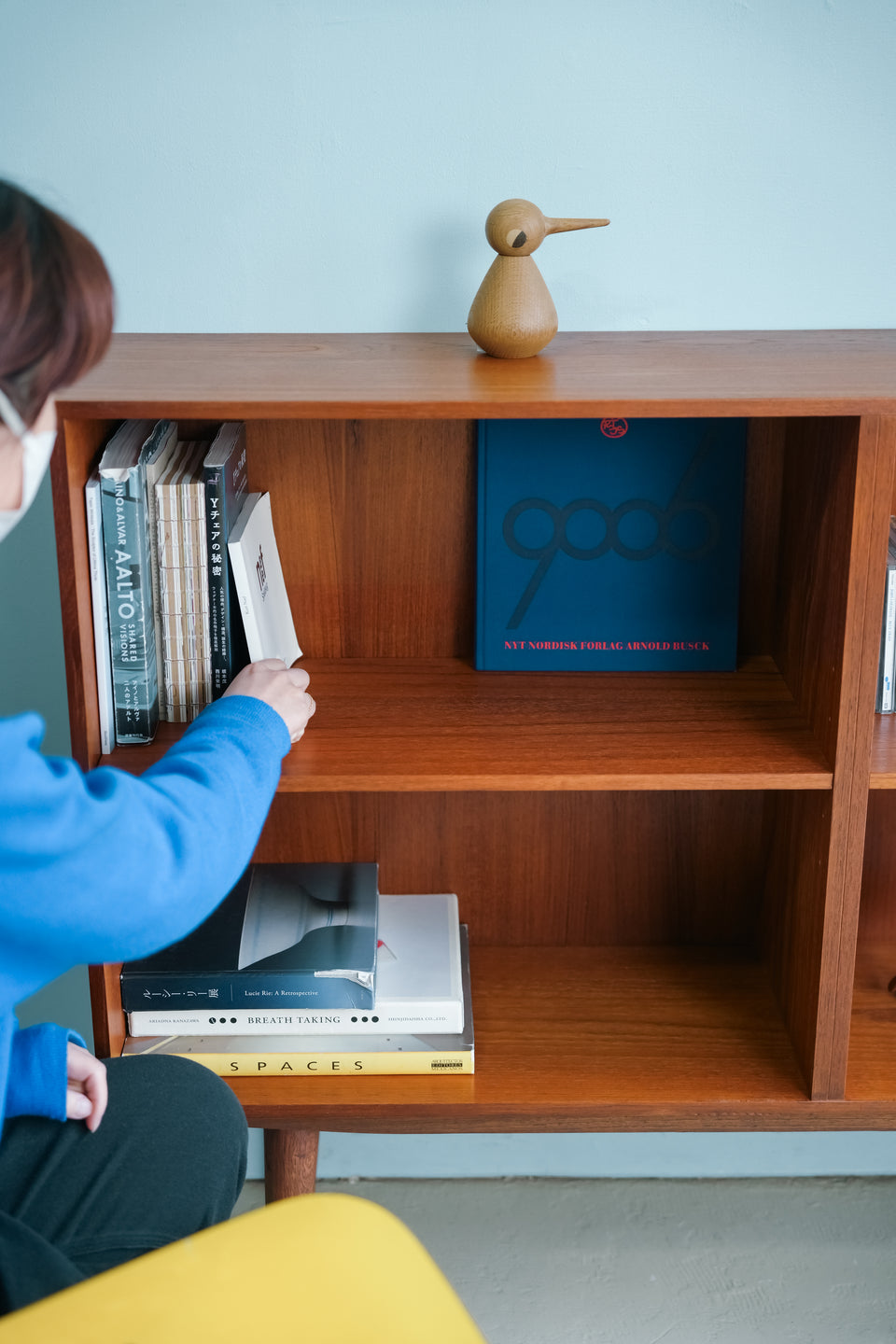 Danish Vintage Low Bookcase Teak/デンマークヴィンテージ ブックケース 本棚 チーク材