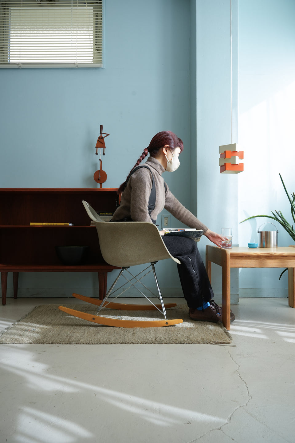 EAMES Arm Shell Chair with Rocker Base Herman Miller/ヴィンテージ ハーマンミラー イームズ アームシェルチェア ロッカーベース FRP RARチェア
