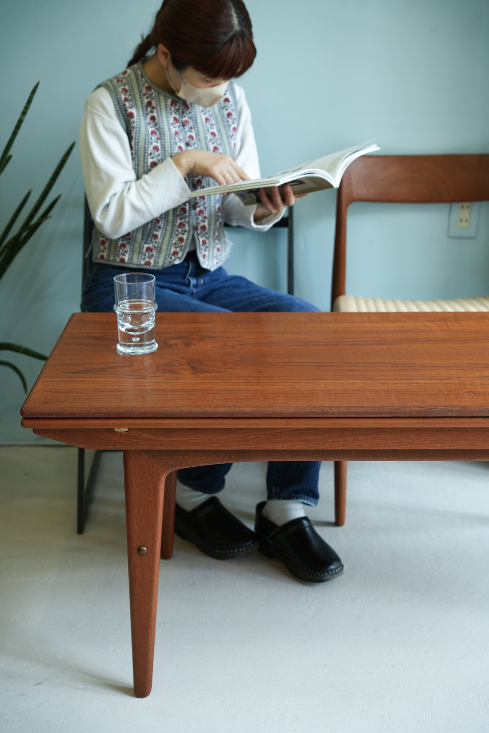 Elevator Extension Table Trioh Møbler Danish Vintage/デンマークヴィンテージ トリオモブラー エレベーター エクステンションテーブル 北欧家具