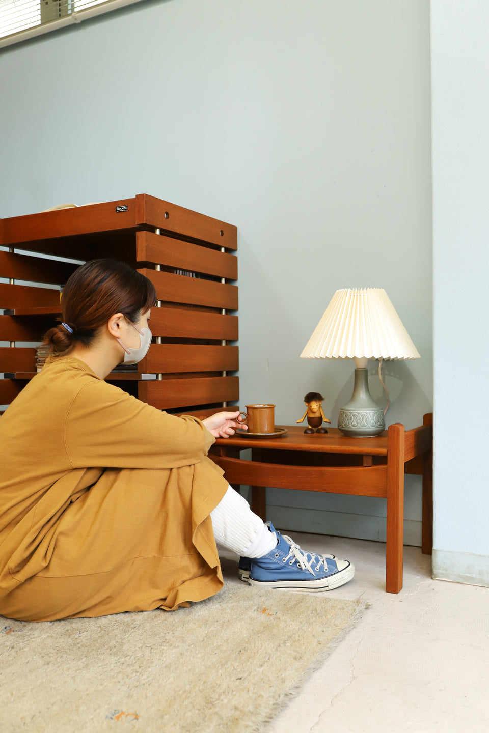 Danish Vintage Side Low Table/デンマークヴィンテージ サイドローテーブル チーク材 北欧家具