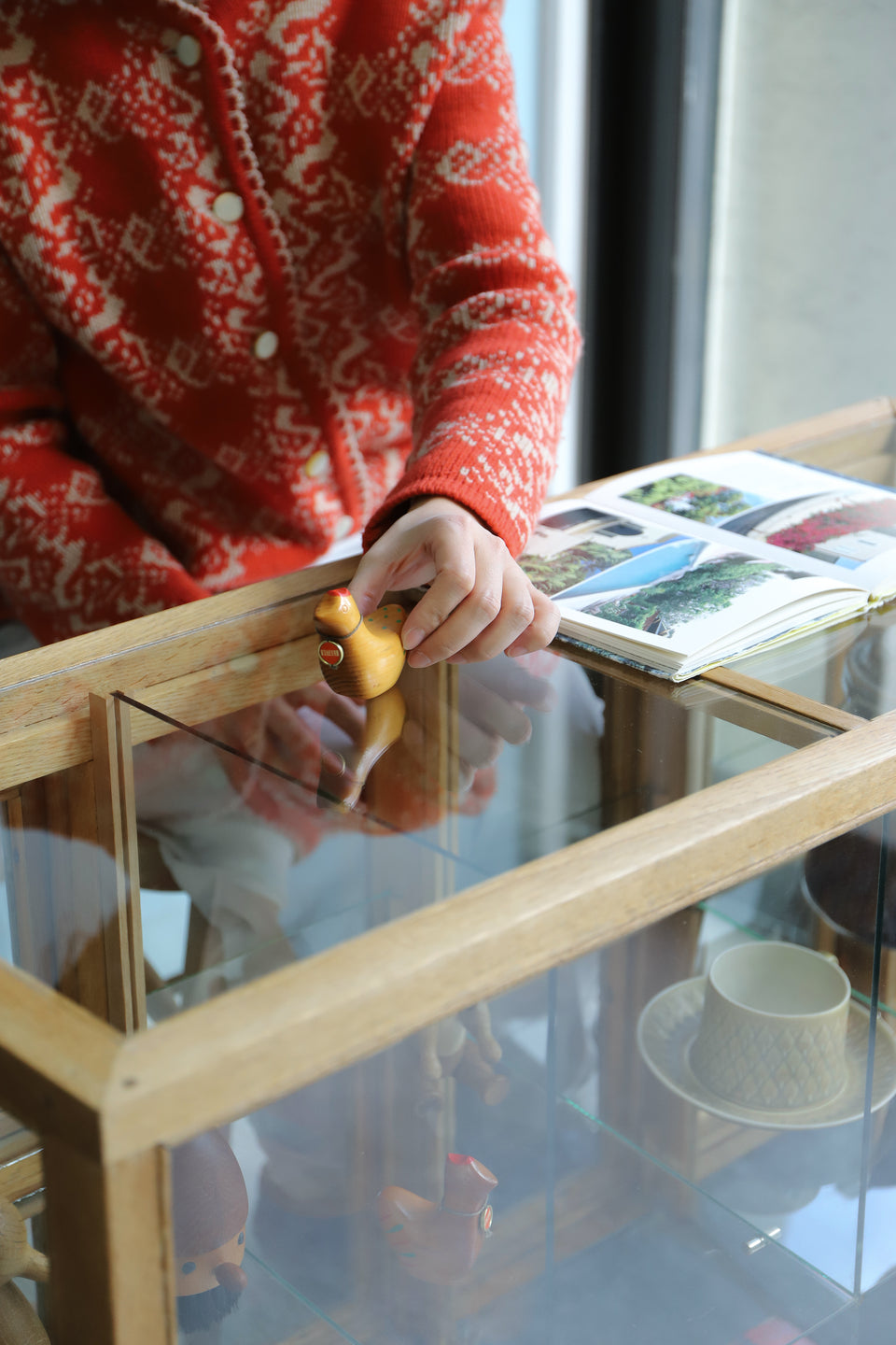Swiss Vintage Wooden Toy Bird Antonio Vitali/アントニオ・ヴィターリ 木製玩具 ニワトリ ヒヨコ スイス ヴィンテージインテリア