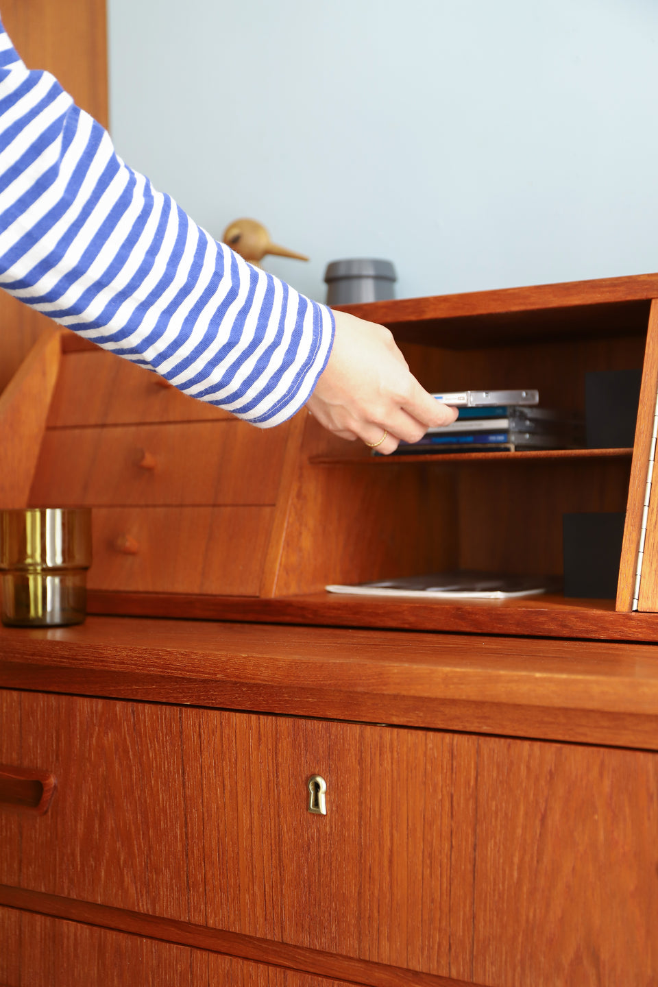 Writing Bureau Dresser Teakwood Danish Vintage/デンマークヴィンテージ ライティングビューロー ドレッサー チーク材 北欧家具