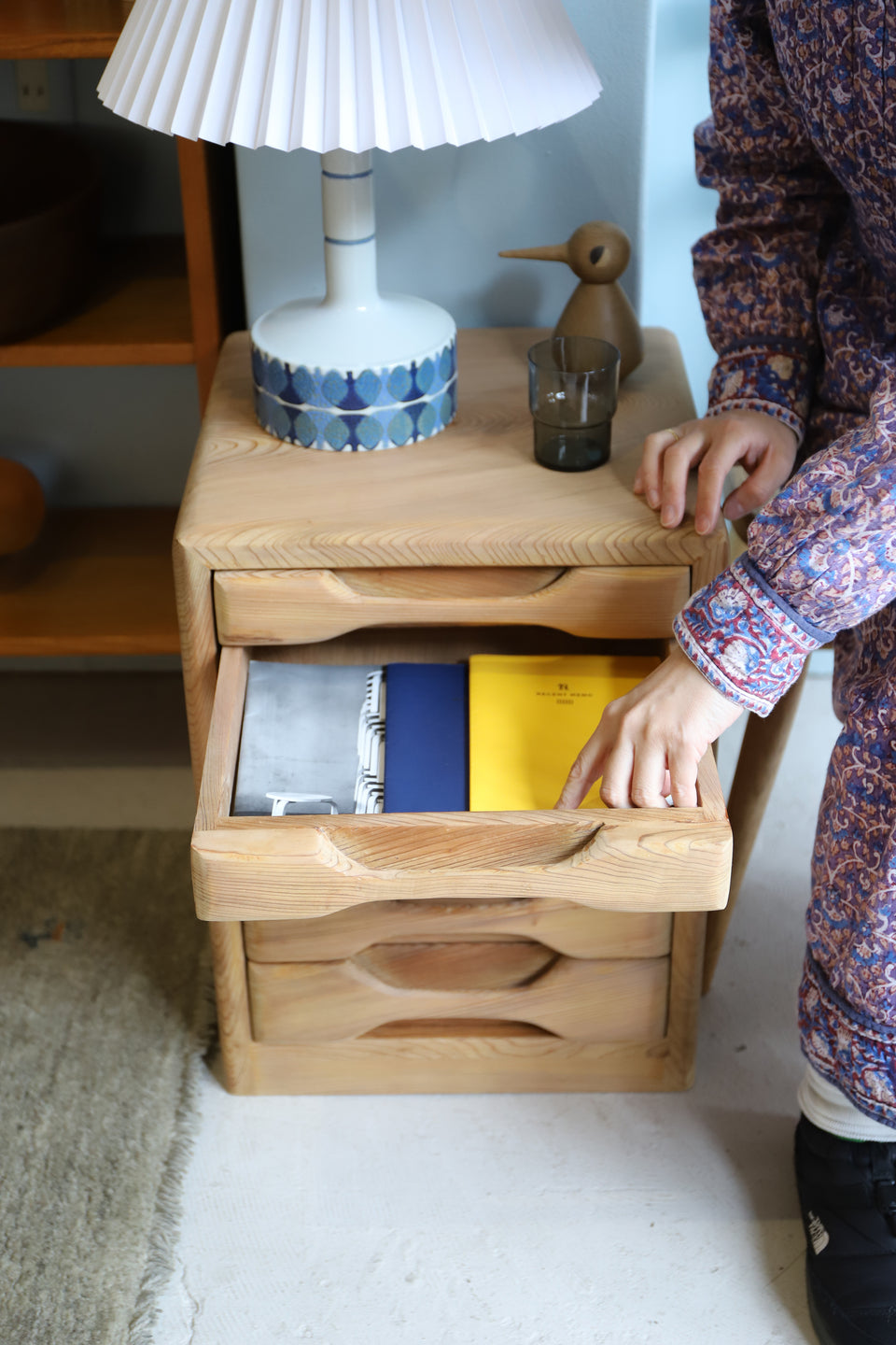 Japanese Modern Wooden Small Drawer Chest/木製 小引き出し チェスト ジャパニーズモダン シャビーシック