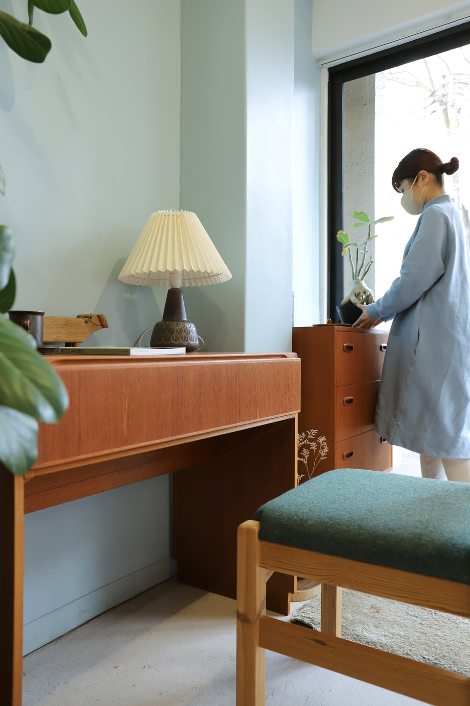 Danish Vintage Søholm Table Lamp Model 1015 Einar Johansen/スーホルム テーブルランプ エイナー・ヨハンセン 間接照明 北欧インテリア デンマークヴィンテージ