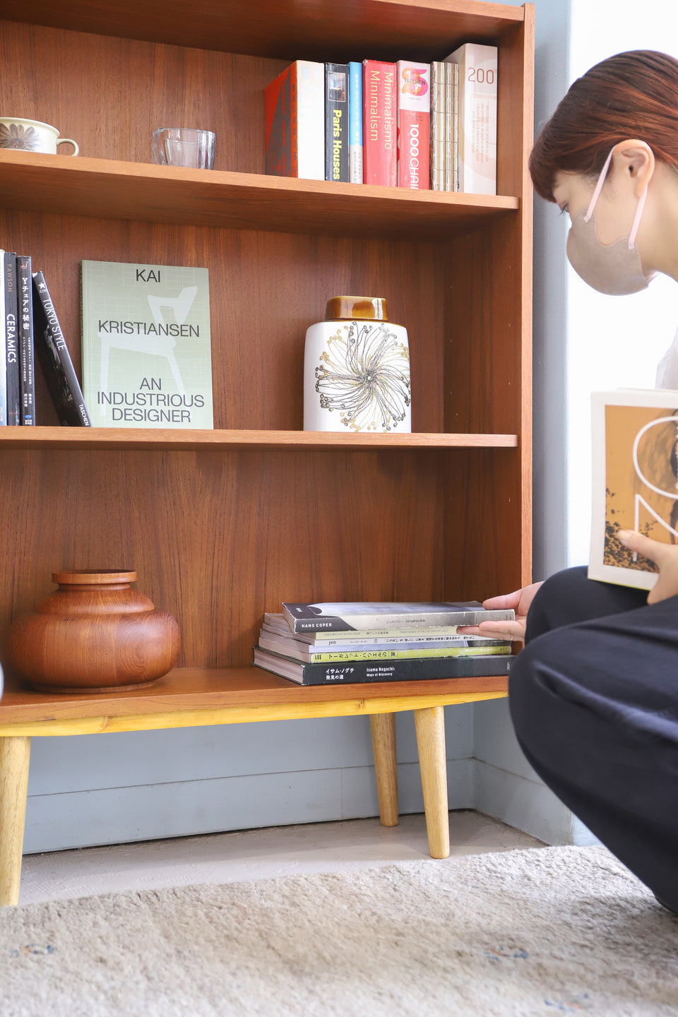 Danish Vintage ES Møbler Bookcase/デンマークヴィンテージ ブックケース シェルフ 本棚 チーク材 北欧家具