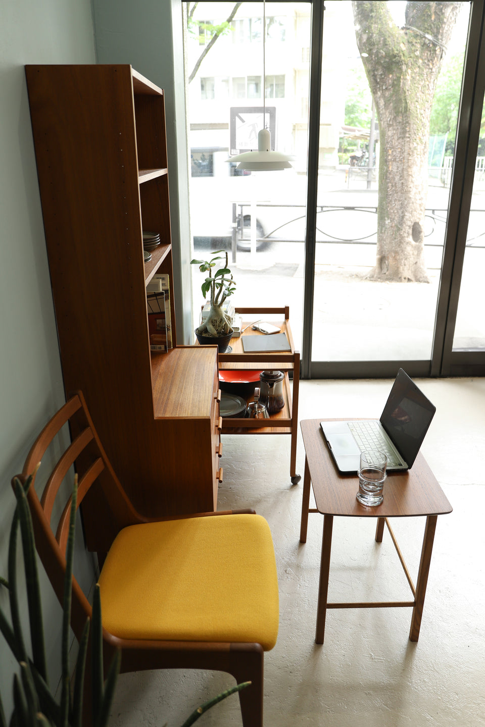 Danish Vintage Side Table Teak and Oak/デンマークヴィンテージ サイドテーブル 北欧家具