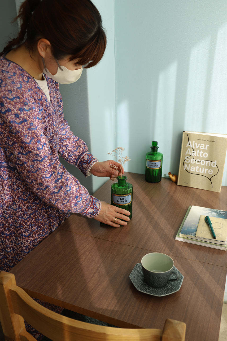 UK Antique Apothecary Jar Glass Bottle/イギリスアンティーク 薬瓶 ガラスボトル インテリア