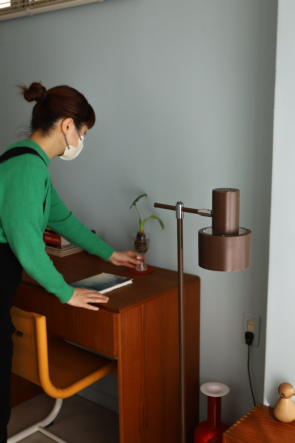 Fog&Mørup Floor Stand Lamp Junior Jo Hammerborg/デンマークヴィンテージ フォグ&モーラップ フロアライト ジュニア ヨー・ハーマボー 間接照明 北欧インテリア