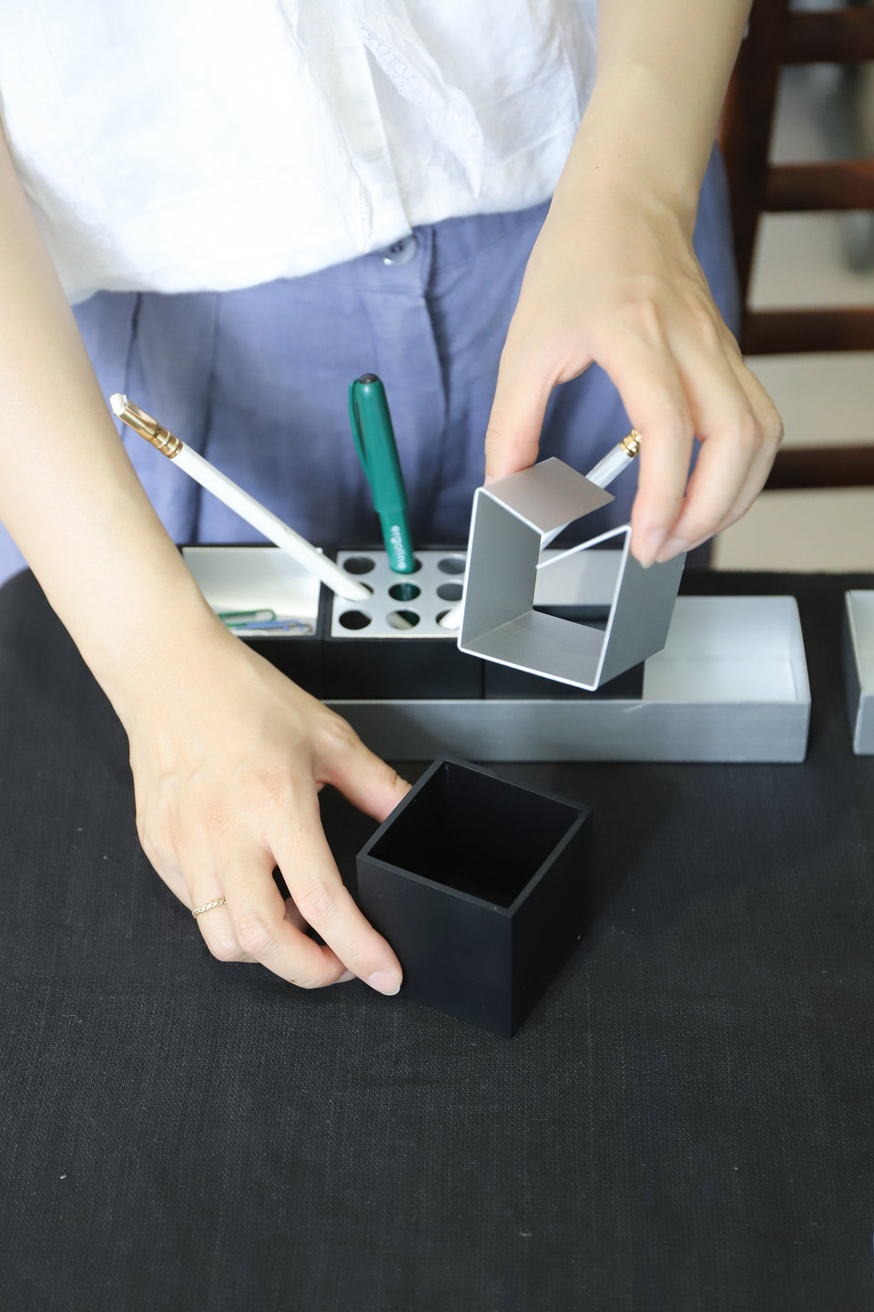 DANESE Bruno Munari Canarie Desk Set/ダネーゼ ブルーノ・ムナーリ デスクセット カナリア イタリアンモダン