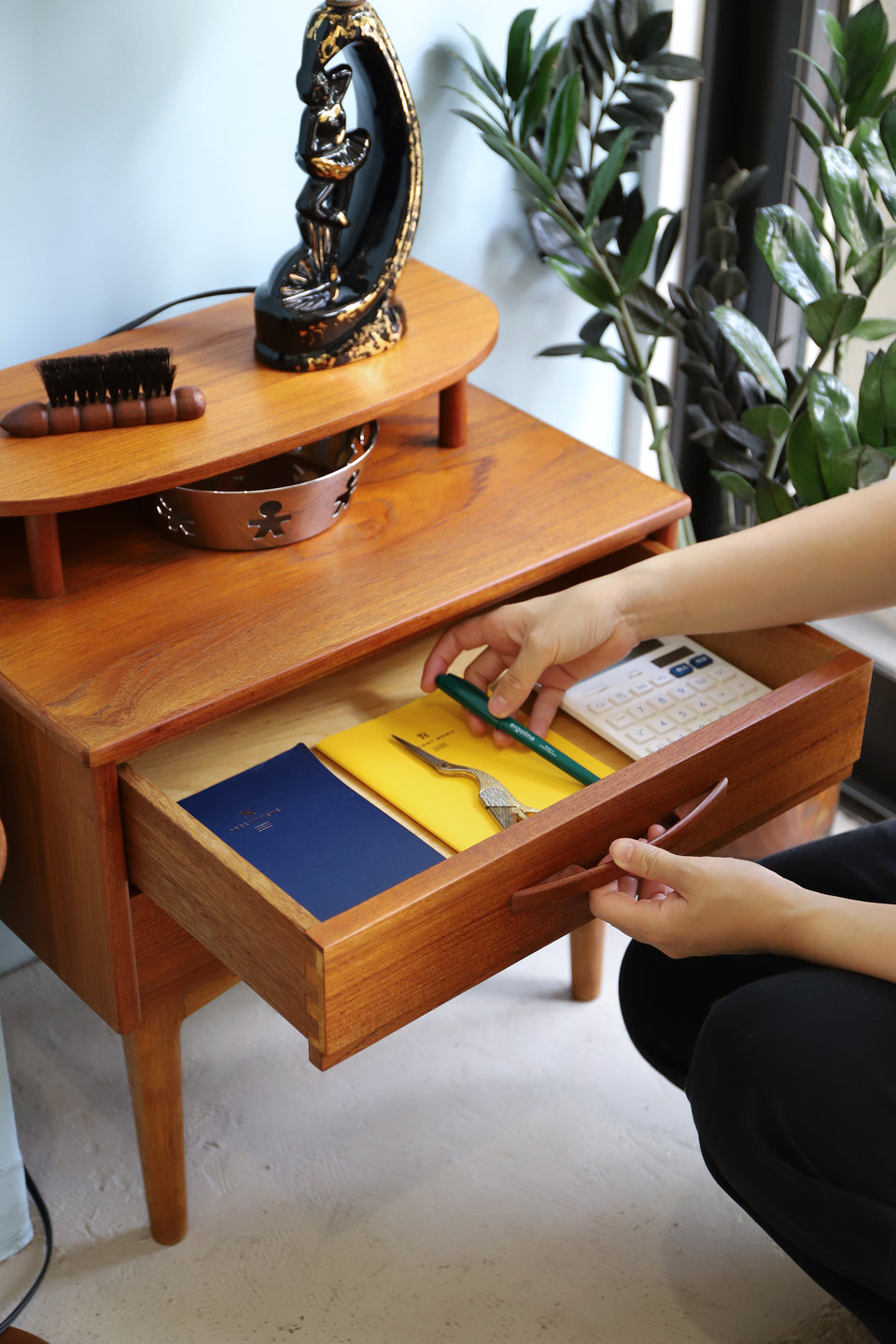 Danish Vintage Bed Side Small Chest/デンマークヴィンテージ ベッドサイド スモールチェスト チーク材 北欧家具