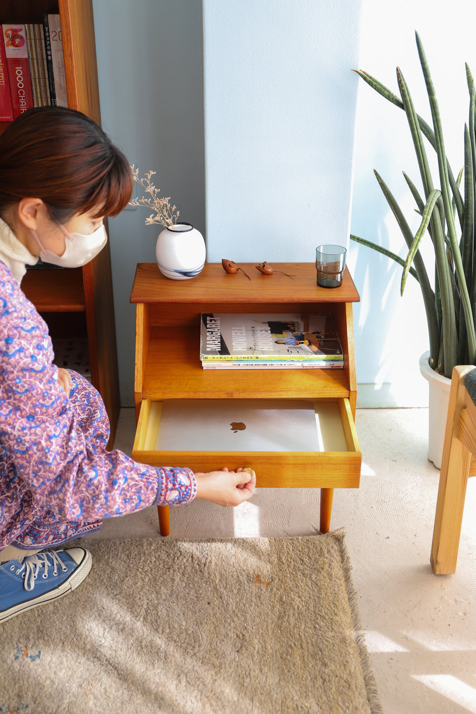 Swedish Vintage Small Chest Side Table/スウェーデンヴィンテージ スモールチェスト サイドテーブル 北欧家具
